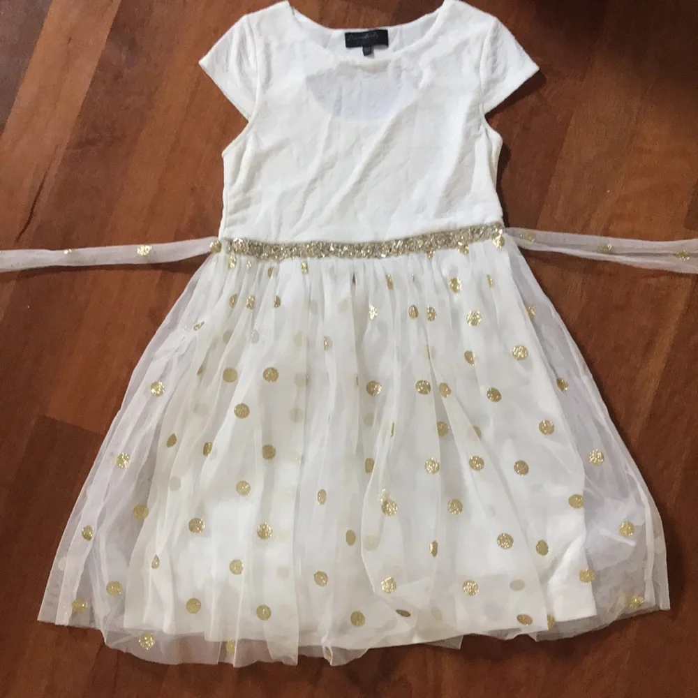 Formal cream dress size 14 - Picture 2 of 7